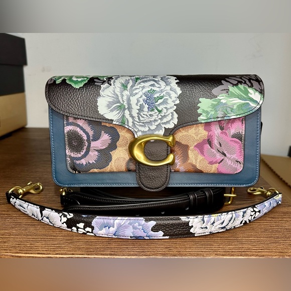 Coach Bags Coach Tabby Shoulder Bag 26 In Signature Canvas With Kaffe Fassett Print Poshmark
